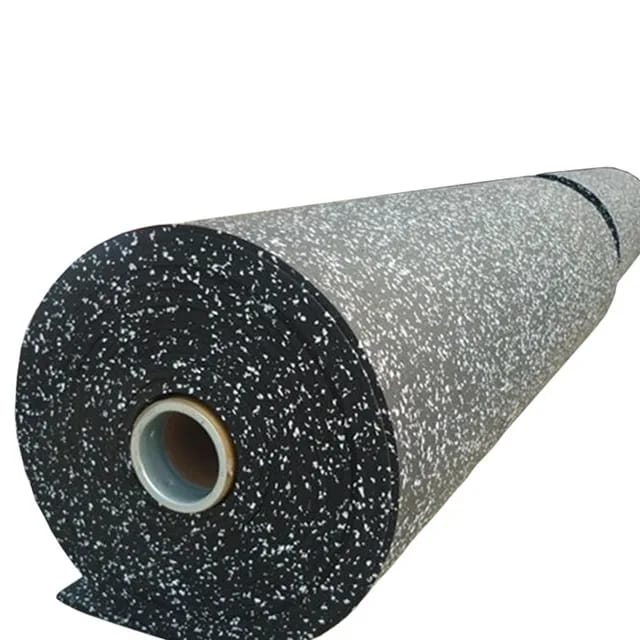 65 square feet rubber mat roll for gym. Perfect for heavy workout.