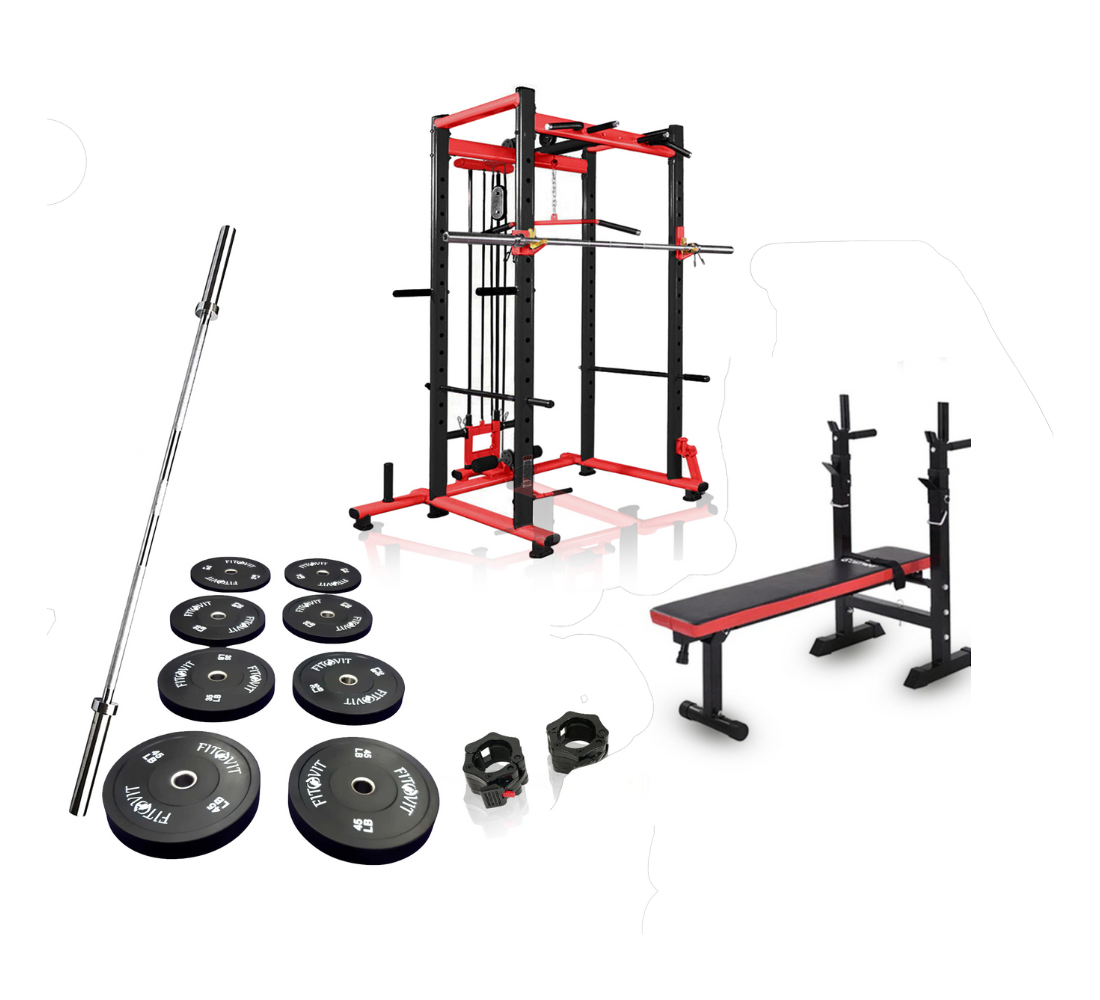Install Home Gym with Heavy Duty Power Cage fitnessvitality